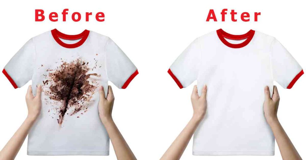 Dry cleaning stain removal in Deluxe Cleaners and Tailors