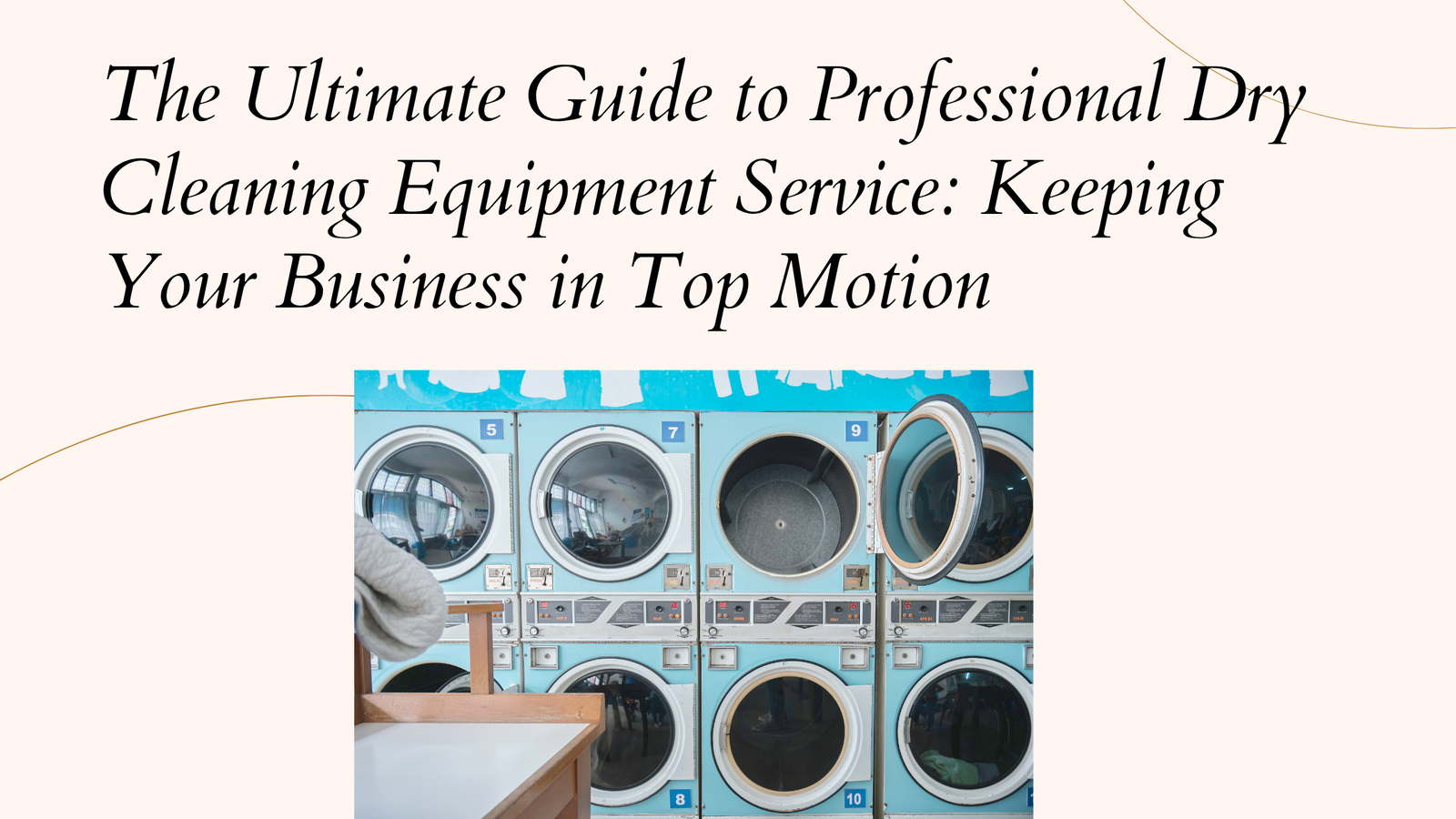 dry cleaning equipment dealer