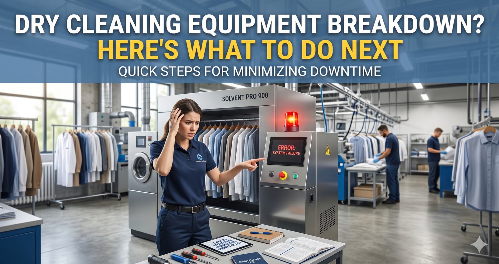 dry cleaning machine repair in Epping